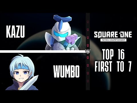 Kazu vs Wumbo - TOP 16 - Square One Tetris Championship 2023
