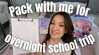 🧳 Pack With Me For My Daughter's Overnight Residential Field Trip