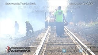 preview picture of video '2014-04-19 Christopher, IL - Train Track Brush Fire'