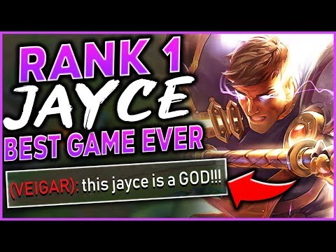 RANK 1 JAYCE'S GREATEST GAME OF HIS LIFE! MAKING DIAMONDS LOOK LIKE BRONZIES! - League of Legends