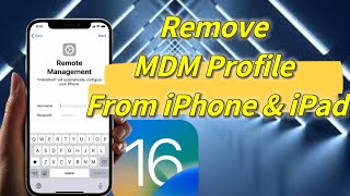 [2024 News] How to Remove MDM Profile From iPhone & iPad