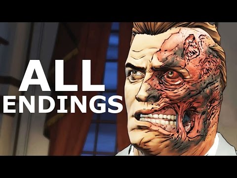 BATMAN Telltale Episode 4 ALL ENDINGS - Go To Wayne Enterprises | Go To Wayne Manor - All Choices