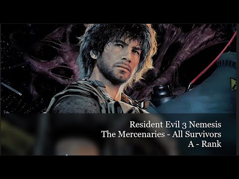 Resident Evil 3 Nemesis: The Mercenaries - All Survivors A - Rank (Carlos)
