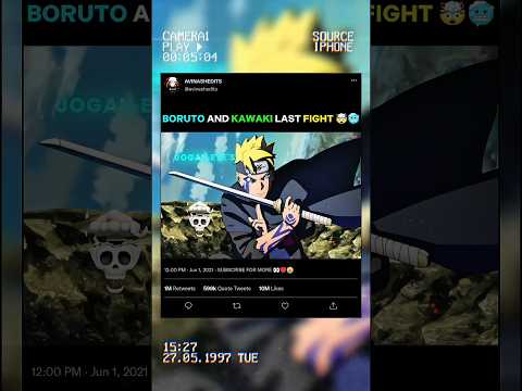 WHEN BORUTO AND KAWAKI LAST FIGHT 🤯 🥶