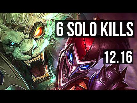 RENGAR vs SHACO (JNG) | 17/1/3, 73% winrate, 6 solo kills, Legendary | EUW Grandmaster | 12.16