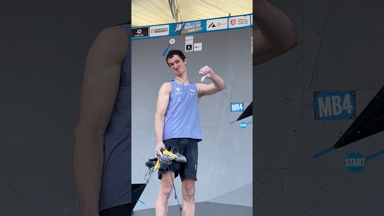 Last Boulder dance, not the last Boulder round! 💪 Adam Ondra advances to semi in Prague! #Shorts