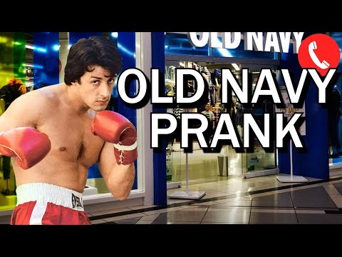 Sylvester Stallone Calls Old Navy - Prank Call