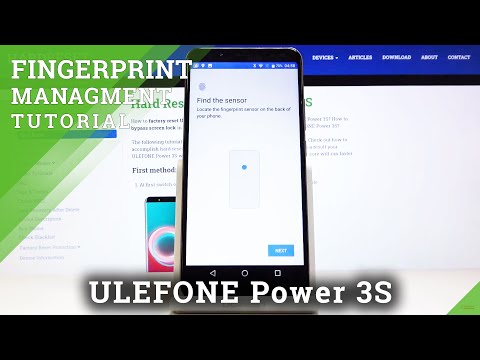 How to Set Up Fingerprint on ULEFONE Power 3S – Add Screen Lock