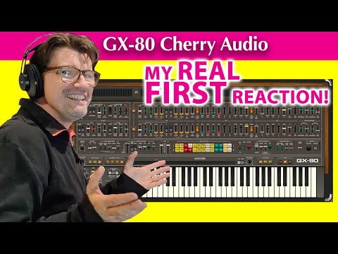 🎹 GX 80 Synth 🍒 Cherry Audio Real First Reaction by AGDugros @AGDugros