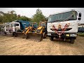 TATA 3530 Tipper Bs6 First Time Work Loading Mud New Jcb 3dx TATA 2518 Tipper
