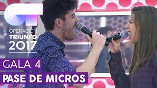 &quot;THERE&#39;S NOTHING HOLDING ME BACK&quot; - Ana G y Roi | Primer pase de micros para la Gala 4 | OT 2017