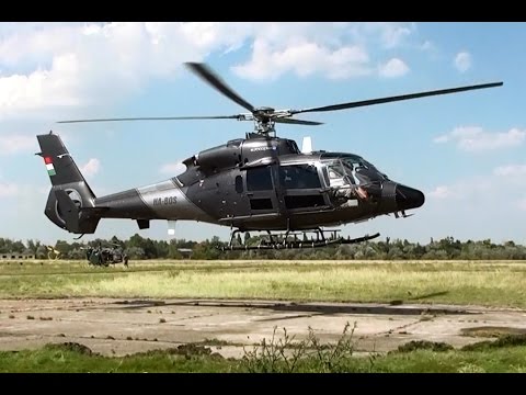 Aerospatiale SA.365 Dauphin 2 at Börgönd helicopter meeting 2016