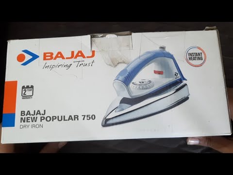 Bajaj 750w new popular dry iron
