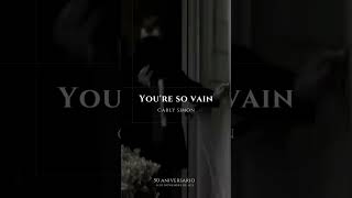 50 aniversario • You&#39;re So Vain • Carly Simon • 8 de noviembre de 1972