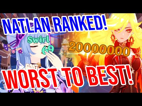 Every Natlan Character RANKED from WORST to BEST! Genshin Impact