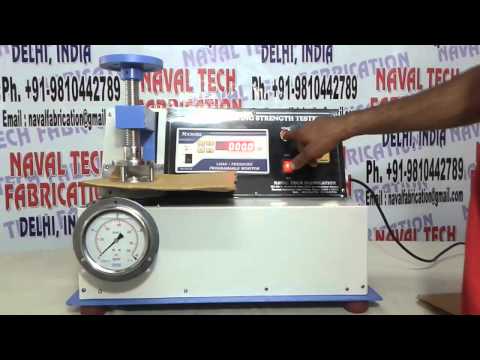 Digital Bursting Strength Tester