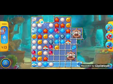 fishdom gameplay/ level 5680  / It is like the ads? / thank you /