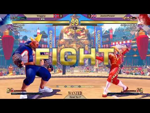 Veggey (Birdie) vs JesterPower (Vega) - Wanted SFV Ep5