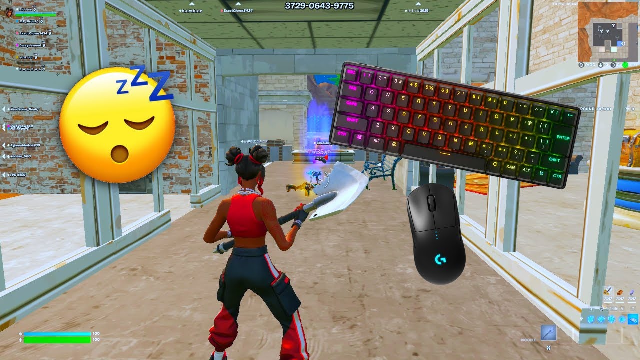 Apex Pro Keyboard ASMR 💤 Tilted Tower ZONEWARS 🏆(Relaxing Sounds)