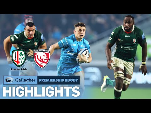 London Irish v Gloucester HIGHLIGHTS | Long-Range Drop Goal Winner! | Gallagher Premiership 2022/23
