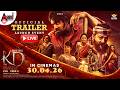 LIVE KD Official Trailer KVN Prems Dhruva Sarja Sanjay Dutt Shilpa Shetty ArjunJanya