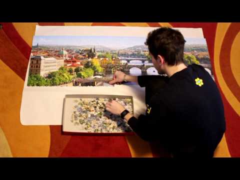 A 4000 darabos Prága (Puzzle Timelapse)