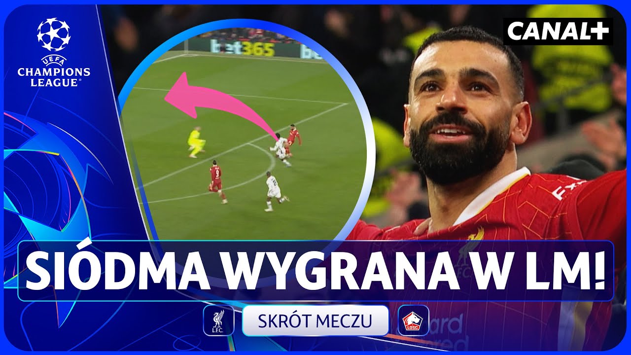 LIVERPOOL NADAL ZWYCIĘSKI! PASSA LILLE PRZERWANA! LIVERPOOL - LILLE, SKRÓT MECZU