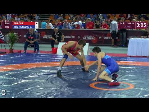 1/4 FS - 62 kg: F. TRIPON (ROM) v. B. TSKHOVREBOV (RUS)