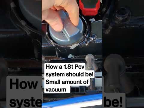 Audi 1.8t Engine PCV Valve - Vacuum from the Inlet = Positive Crankcase Ventilation #audi #vw #pcv