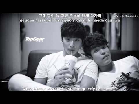 2AM (Jinwoon & Changmin)  - Saying I Love You [Hotel King OST Part.2] [Eng sub + Han + Rom] 720p