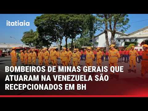 BOMBEIROS QUE PRESTARAM SOCORRO APÓS TERREMOTOS NA VENEZUELA SÃO RECEPCIONADOS EM BH!