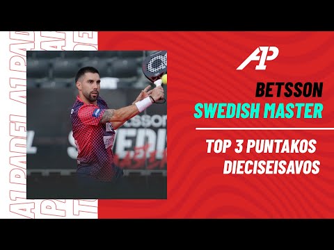 🔝​ TOP 3 PUNTAKOS 16AVOS | Betsson Swedish Master - A1 Padel 2023