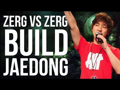 Jaedongs Gasless Zerg versus Zerg Build Order (StarCraft 2 Heart of the Swarm)