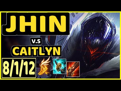 CHRISBERG (JHIN) vs CAITLYN - 8/1/12 KDA BOTTOM ADC CHALLENGER GAMEPLAY - EUW