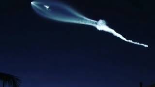 SpaceX Californians mistake lights in sky from SpaceX rocket launch for UFOs or nuclear attack from