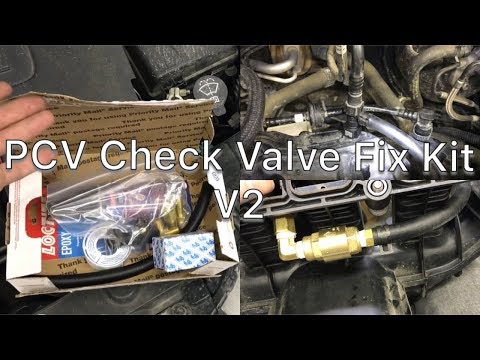 Chevy Cruze Intake manifold PCV valve fix kit V2 supplemental Installation