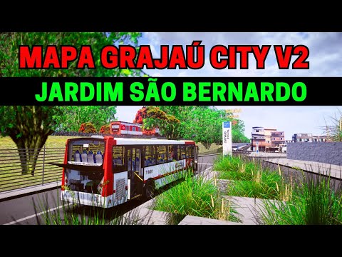 🔴Gameplay Proton Bus Simulator | Mapa Grajaú City V2 Linha Jd São Bernardo | PBSU | Jogo de Ônibus