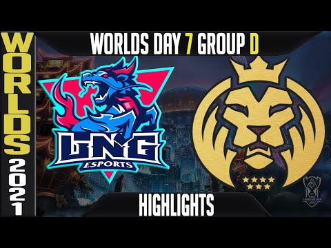 LNG vs MAD Highlights | Worlds 2021 Day 7 Group D | LNG Esports vs MAD Lions