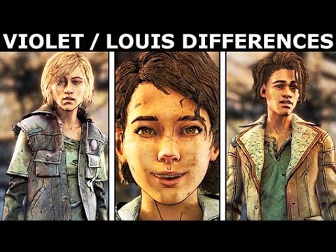 Violet / Louis Differences - Ending Scene - The Walking Dead Final Season 4 Episode 4