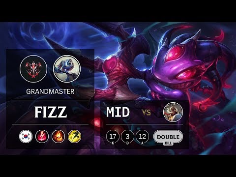 Fizz Mid vs Corki - KR Grandmaster Patch 9.8