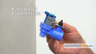 How to Replace LG/Kenmore Refrigerator Water Inlet Valve MJX41178908