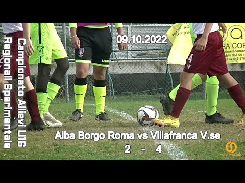 CAMPIONATO ALLIEVI SPERIMENTALI U16 VENETO – ALBA BORGO ROMA vs VILLAFRANCA V.SE – 09.10.2022