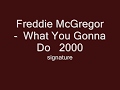 Freddie McGregor    What You Gonna Do   2000 - zuluonedrop F Freddie McGregor    What You Gonna Do   2000