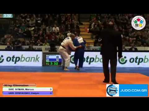 Judo Grand Prix Amsterdam 2011 -90kg NYMAN (SWE)-SYNYAVSKI (UKR)