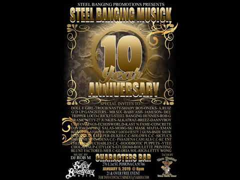 Steel Banging 10 Year Anniversary Jan 5th. Commercial