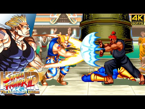 Hyper Street Fighter II - Guile (TURBO) (Arcade / 2003) 4K 60FPS