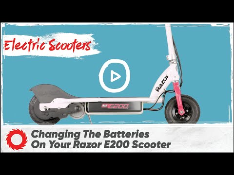 How to Change the Battery on the Razor E200 and E200S Electric Scooter