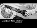 [Jazz] Emily - solo guitar arrangement (Transcription available)