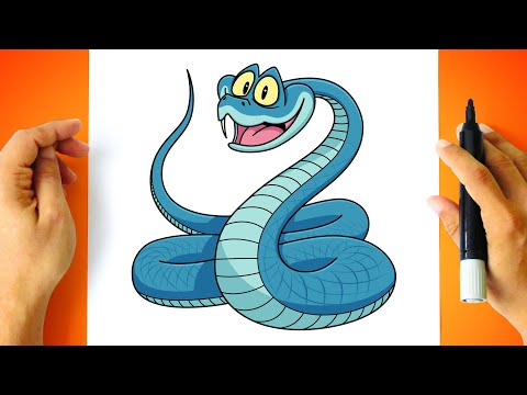 Como DESENHAR o GARY DE SNAKE de ZOOTOPIA 2 - Cómo DIBUJAR a GARY DE'SNAKE de ZOOTOPIA 2