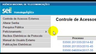 12) Cadastrando usuário externo no SEI